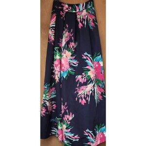 Eliza J Skirt Women Size 8 NWT Floral Beautiful Full Length Tulle Petticoat Slip